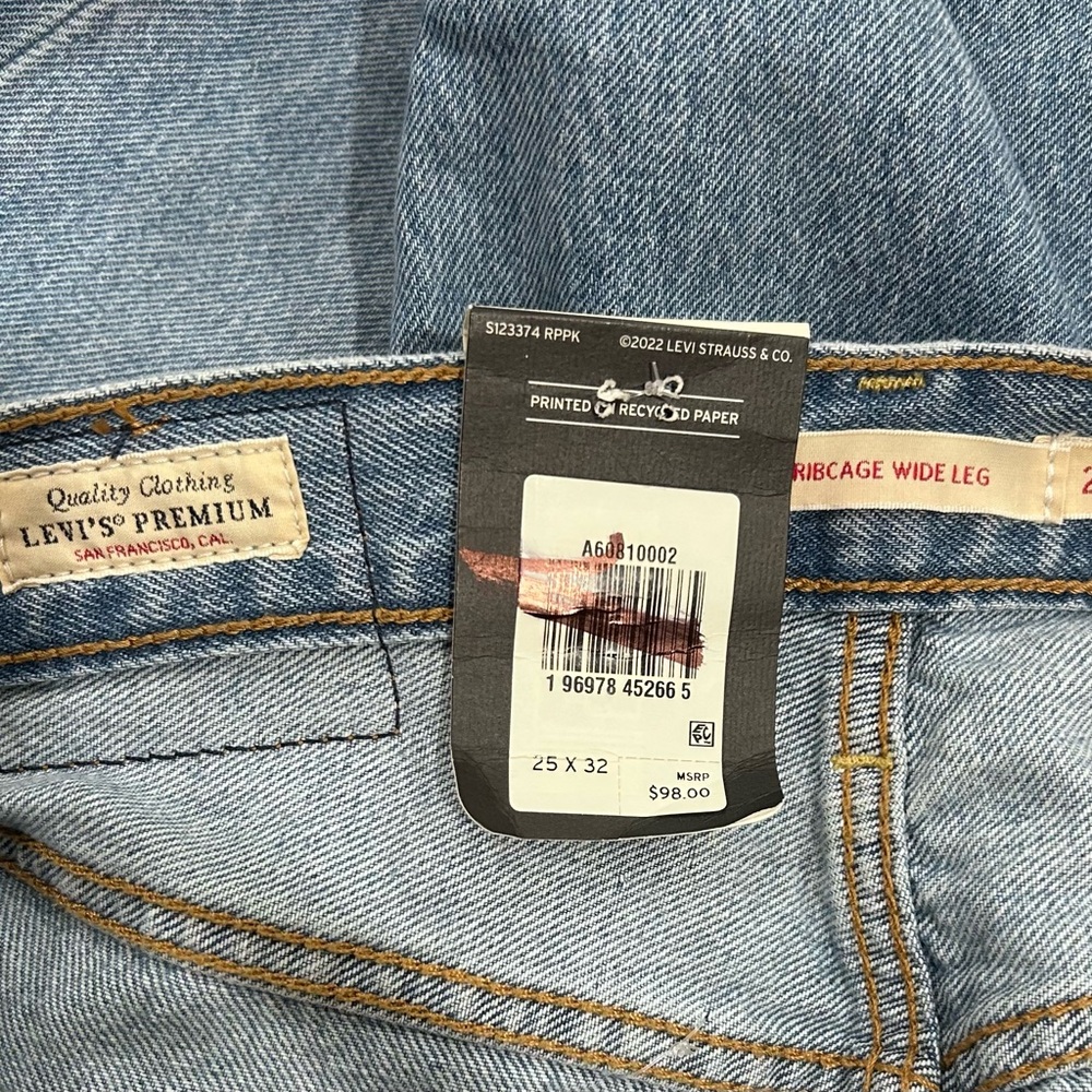 Levi's Light Blue Flare Women's Jeans - Picture 7 of 10